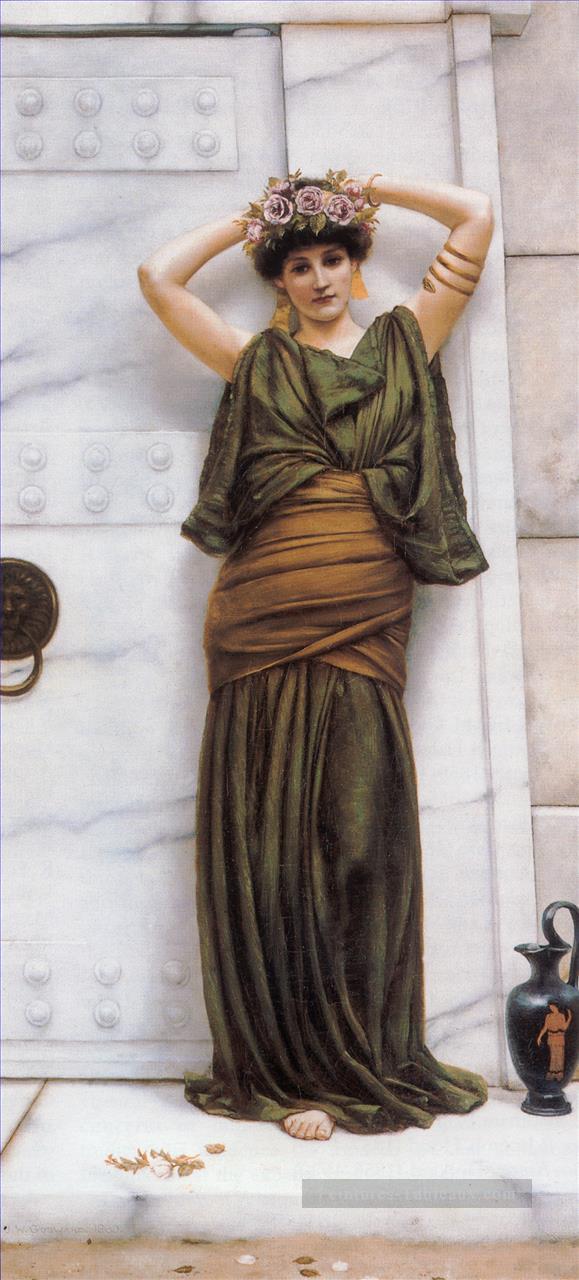 Ianthe 1889 néoclassique dame John William Godward Peintures à l'huile